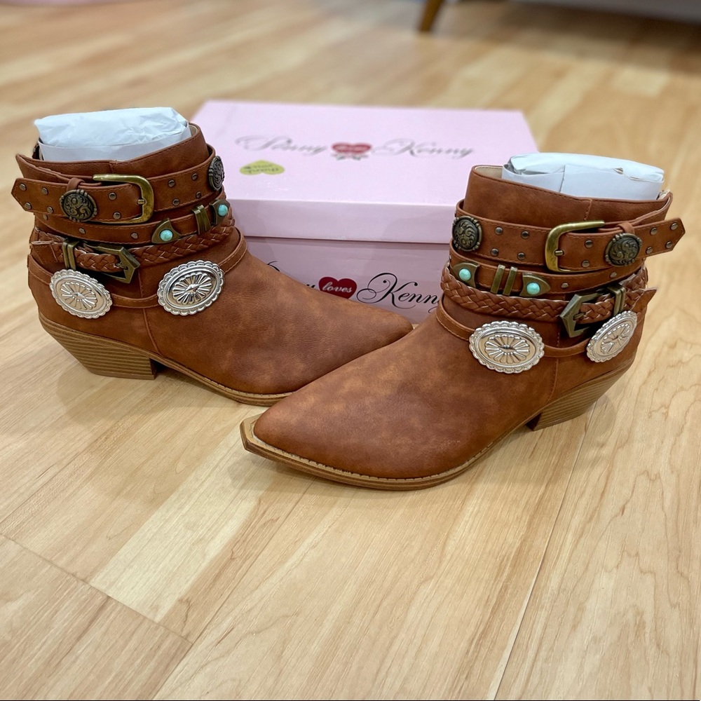 Penny Loves Kenny Shane Western Booties - Picture 2 of 6